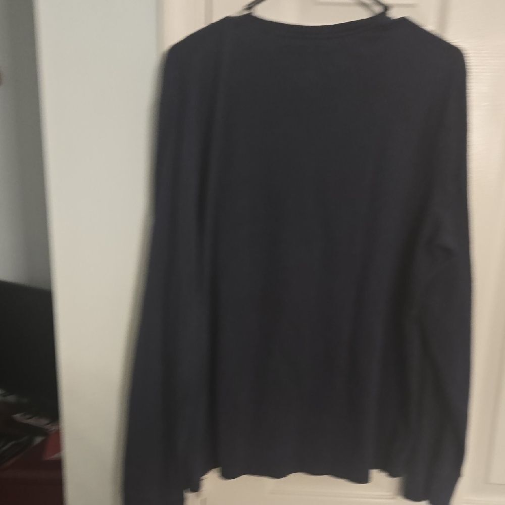 Polo by Ralph Lauren Vintage Men's Dark Blue Deer Graphic Long Sleeve Tee - Picture 6 of 6
